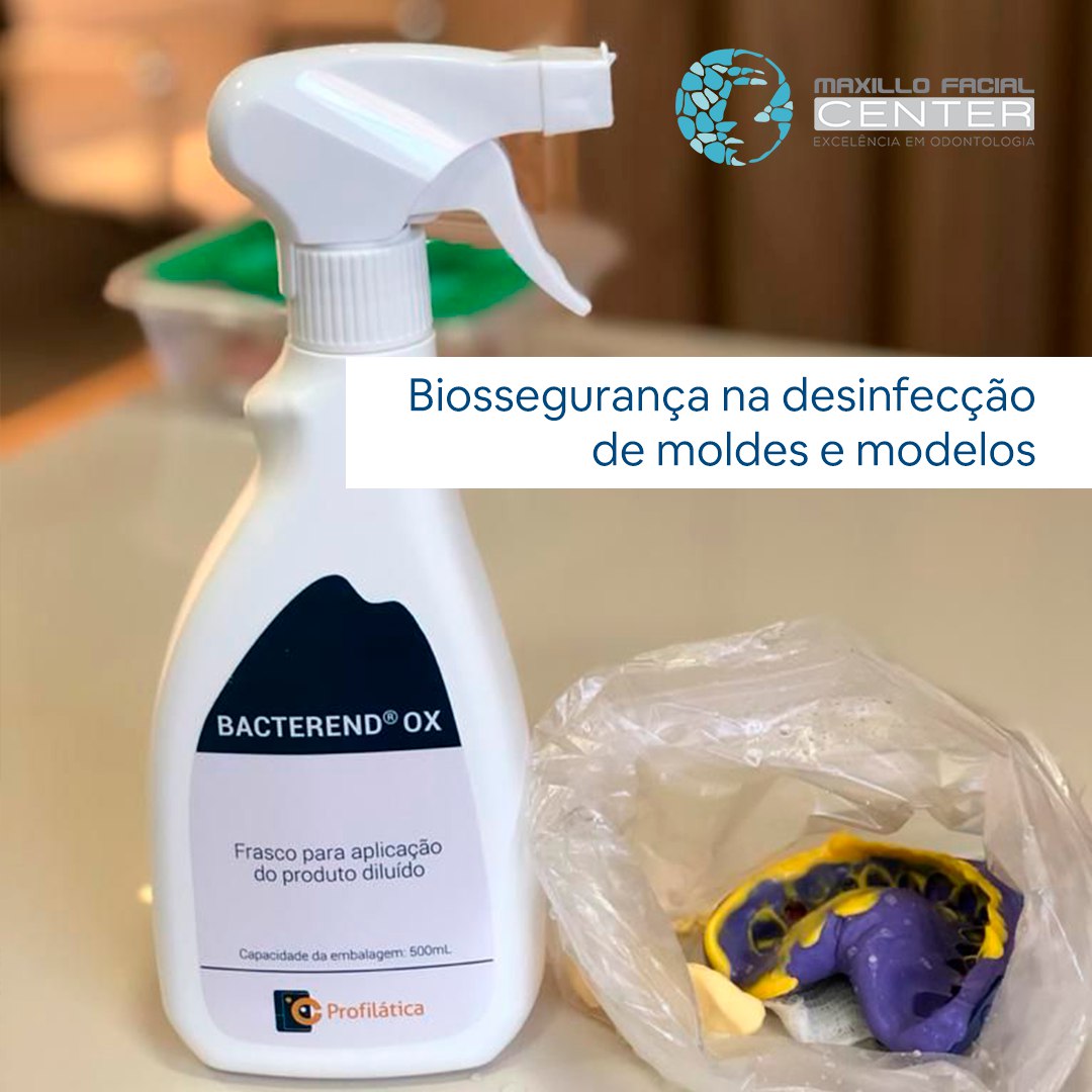 Biossegurança na desinfecção de moldes e modelos