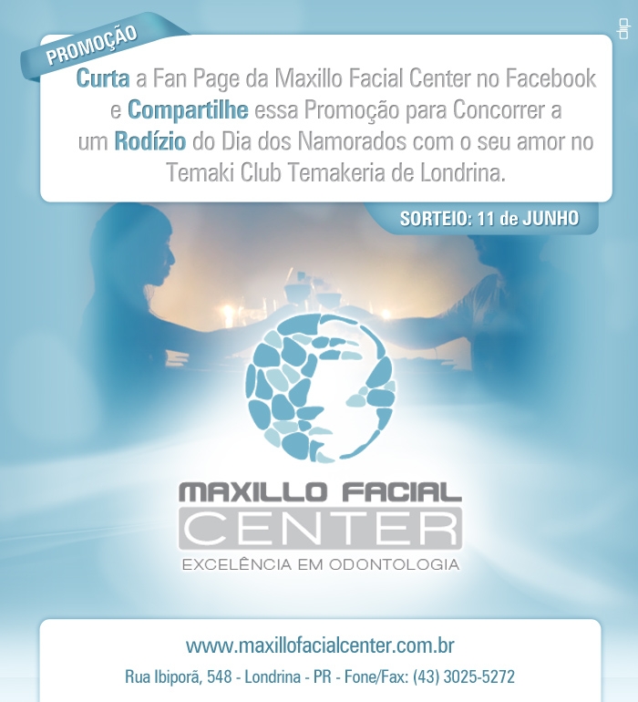 Maxillo Facial Center Realiza Promoção Para o Dia dos Namorados